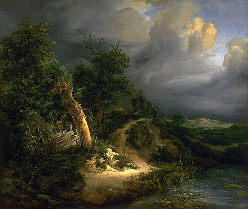 Storm on the Dunes, 1648, Jacob van Ruisdael