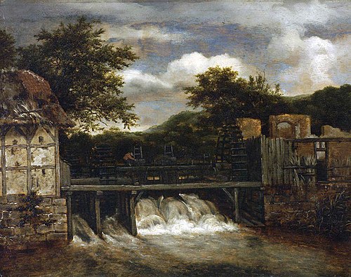 Les deux moulins, 1660, Jacob van Ruisdael