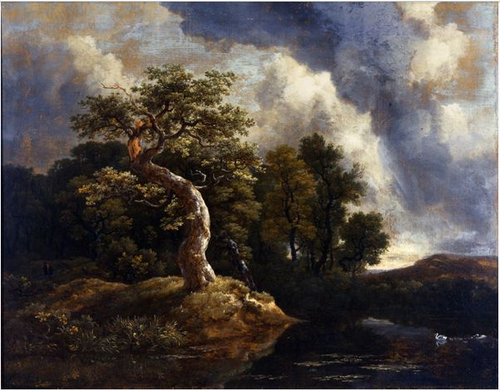 The Gnarled Oak, 1650, Jacob van Ruisdael