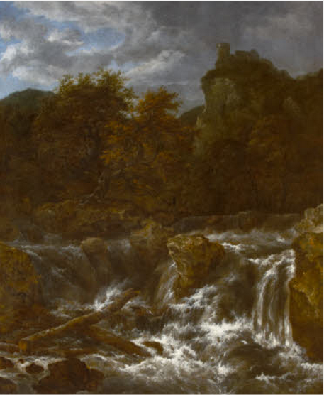 Waterfall, 1660, Jacob van Ruisdael