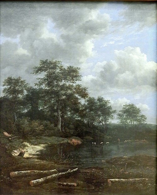 Pond at Forest Edge, 1670, Jacob van Ruisdael