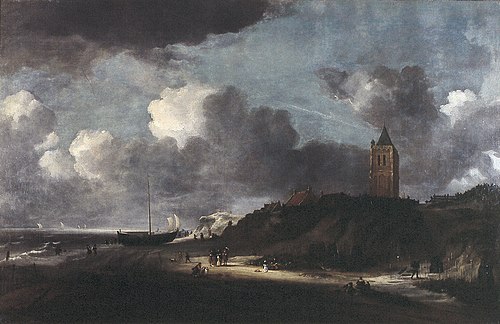 Beach scene, possibly near Egmond, 1650, Jacob van Ruisdael