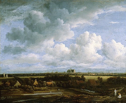 Champs de blanchiment près de Haarlem, 1670, Jacob van Ruisdael