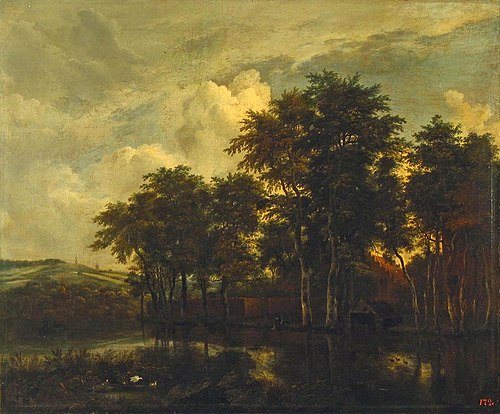 Farm, , Jacob van Ruisdael