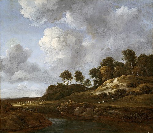 Landscape with Cornfields, , Jacob van Ruisdael