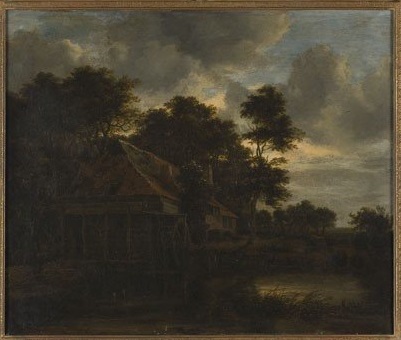 Watermill, 1660, Jacob van Ruisdael