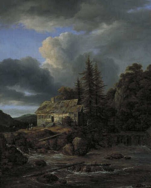 Waterfall, 1662, Jacob van Ruisdael