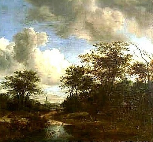 Sandy Road between Trees, 1662, Jacob van Ruisdael