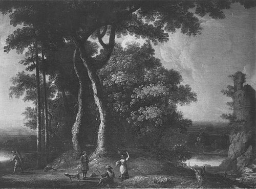 Ideallandschaft (Nachahmer), 1655, Jacob van Ruisdael