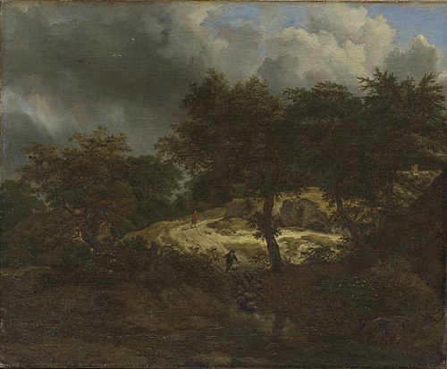 Wooded Landscape with Oncoming Storm, , Jacob van Ruisdael