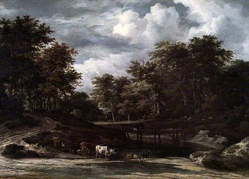 Un paysage boisé, 1662, Jacob van Ruisdael