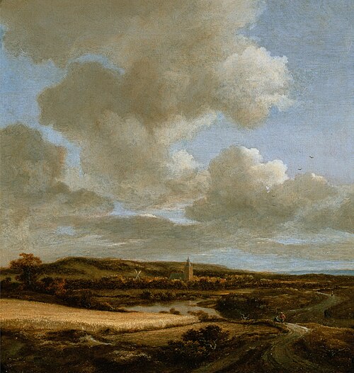 Landscape with Cornfield, 1660, Jacob van Ruisdael