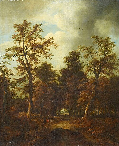A road through a wood, 1660, Jacob van Ruisdael