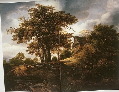 The Cottage under the Tree, 1655, Jacob van Ruisdael