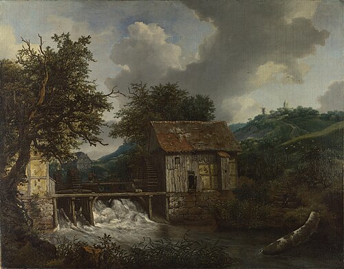 Two Watermills and an Open Sluice near Singraven, 1650, Jacob van Ruisdael