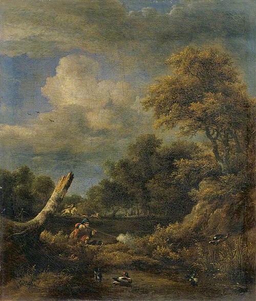 Wild Duck Shooting, 1655, Jacob van Ruisdael