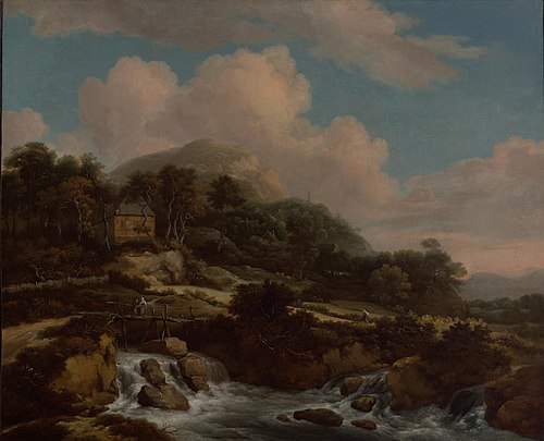 Mountain Landscape with River, 1660, Jacob van Ruisdael