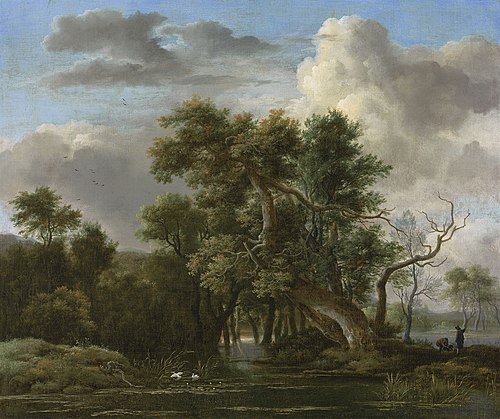 A Woodland Pool, 1665, Jacob van Ruisdael