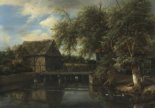 A Water Mill, 1655, Jacob van Ruisdael