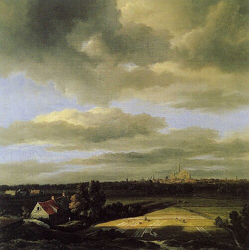 Haarlem bleaching grounds, 1670, Jacob van Ruisdael