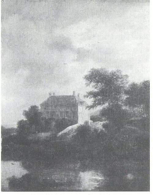 Landscape with a manor, 1655, Jacob van Ruisdael