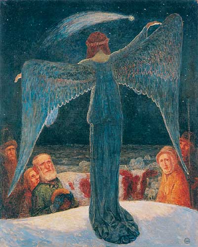 Annunciation to the Shepherds, 1902, Heinrich Vogeler