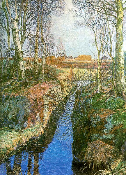 Der Moorgraben, 1912, Heinrich Vogeler