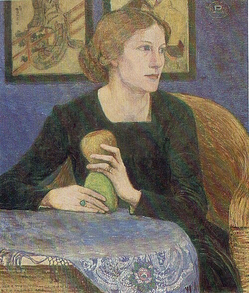 Portrait de Martha Vogeler, 1910, Heinrich Vogeler