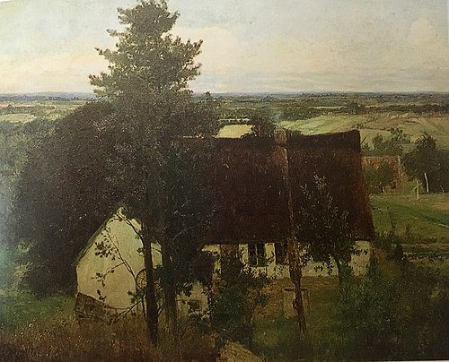 Des Künstlers Haus in Worpswede (Mein Haus), 1884, Heinrich Vogeler