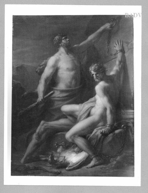 Heracles + Prometheus, 1817, Heinrich Friedrich Füger