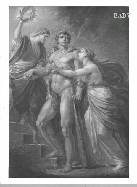 Heracles at the cross-road, 1776, Heinrich Friedrich Füger