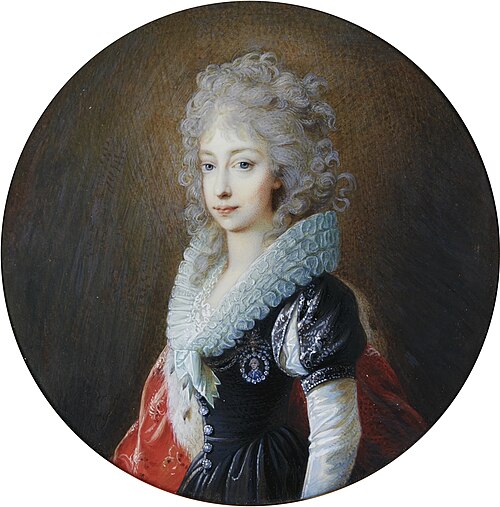 Portrait of Archduchess Marie Clementine of Austria, later Crown Princess of Naples (1777-1801), 1795, Heinrich Friedrich Füger
