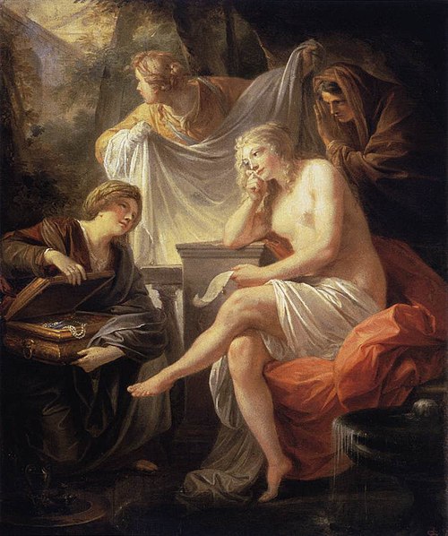 Bethsabée au bain, 1750, Heinrich Friedrich Füger