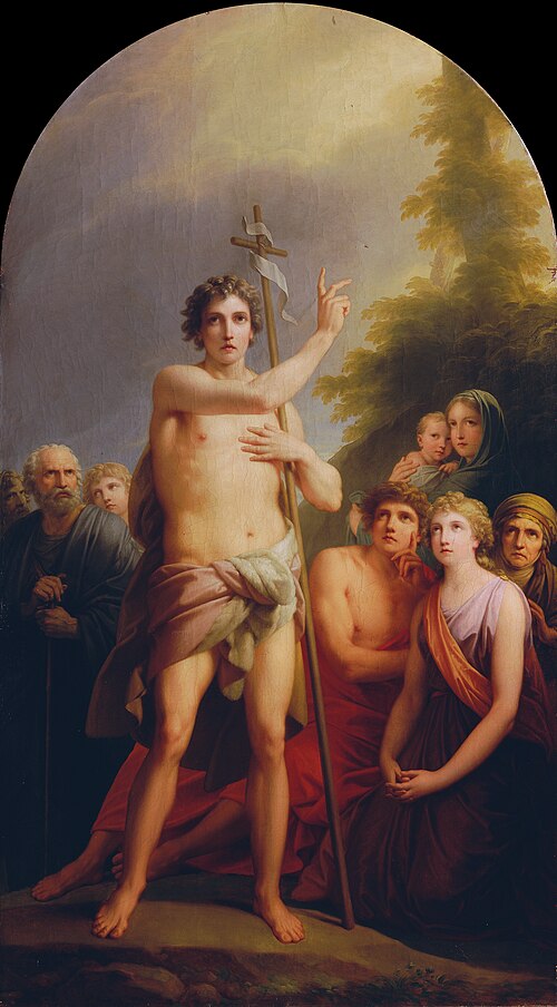 St. John Preaches, 1803, Heinrich Füger