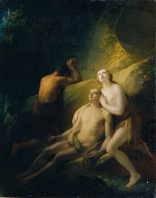 Adam and Eve Mourn the Dead Abel, 1799, Heinrich Füger