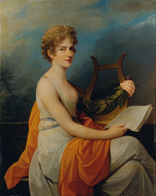 The Court Opera singer Theresa Hall as "Eva" in Joseph Haydn's "Creation", 1802, Heinrich Füger