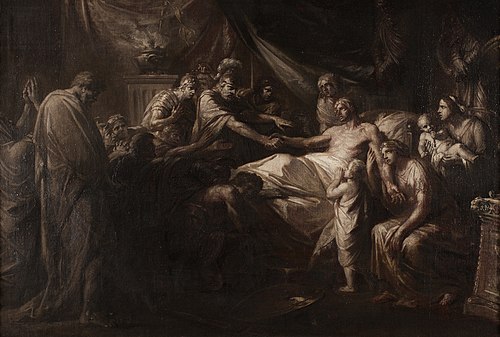 The Death of Germanicus, 1783, Heinrich Füger