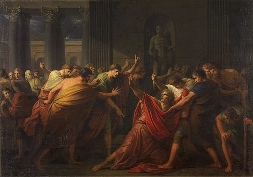 The Assassination of Caesar, 1818, Heinrich Friedrich Füger