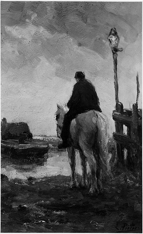 Man on a White Horse, 1901, Evert Pieters
