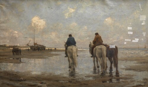 Alongside the beach, 1903, Evert Pieters
