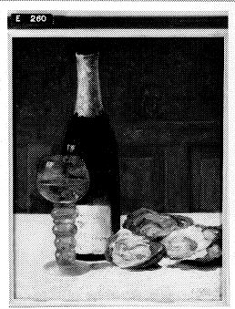 Stilleven met wijnfles, wijnglas en oesters, 1901, Evert Pieters
