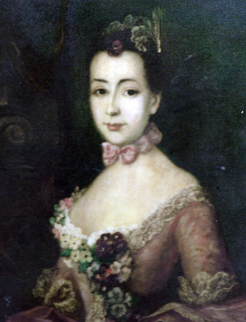 Porträt der Friederike Riedesel (1746-1808), 1762, Johann Heinrich Tischbein