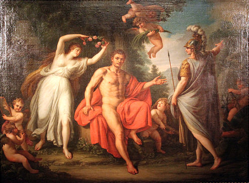 The Choice of Heracles, 1779, Johann Heinrich Tischbein