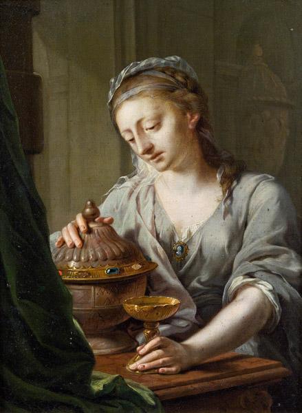 Artemisia trauert um Mausolos, 1775, Johann Heinrich Tischbein