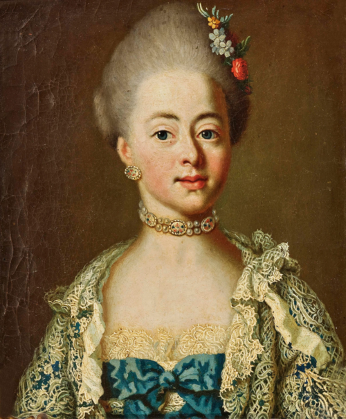 Portrait de jeune femme, 1770, Johann Heinrich Tischbein