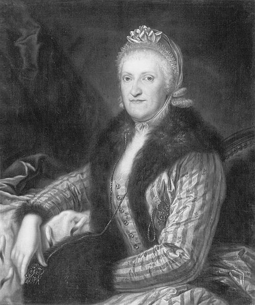 Luise Auguste von Weimar, Gemahlin Augusts, 1750, Johann Heinrich Tischbein