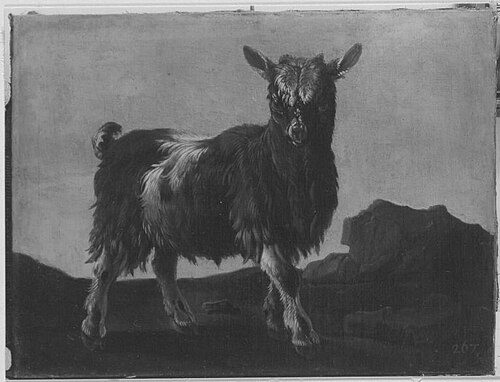 Ziegenböcklein in Landschaft, 1755, Johann Heinrich Tischbein