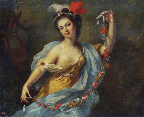 The Muse Terpsichore (the nine muses, 1782), 1782, Johann Heinrich Tischbein