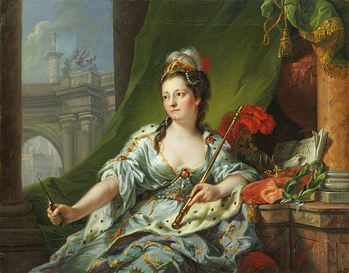 The Muse Melpomene (the nine muses, 1771), 1771, Johann Heinrich Tischbein