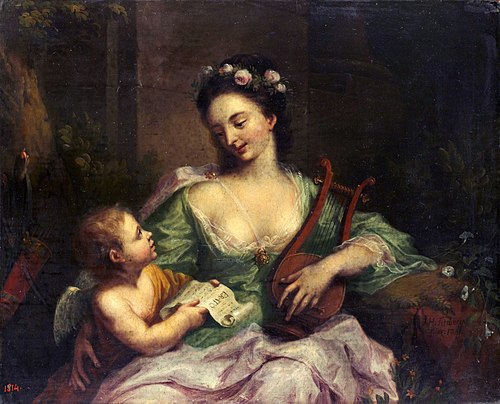 The Muse Erato (the nine muses, 1781), 1781, Johann Heinrich Tischbein